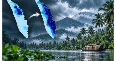 കൂടുതല്‍ മഴ ലഭിക്കുന്ന കാലാവസ്ഥാ മേഖല കേരളത്തില്‍ ; ഐ.എം.ഡി. പഠനം